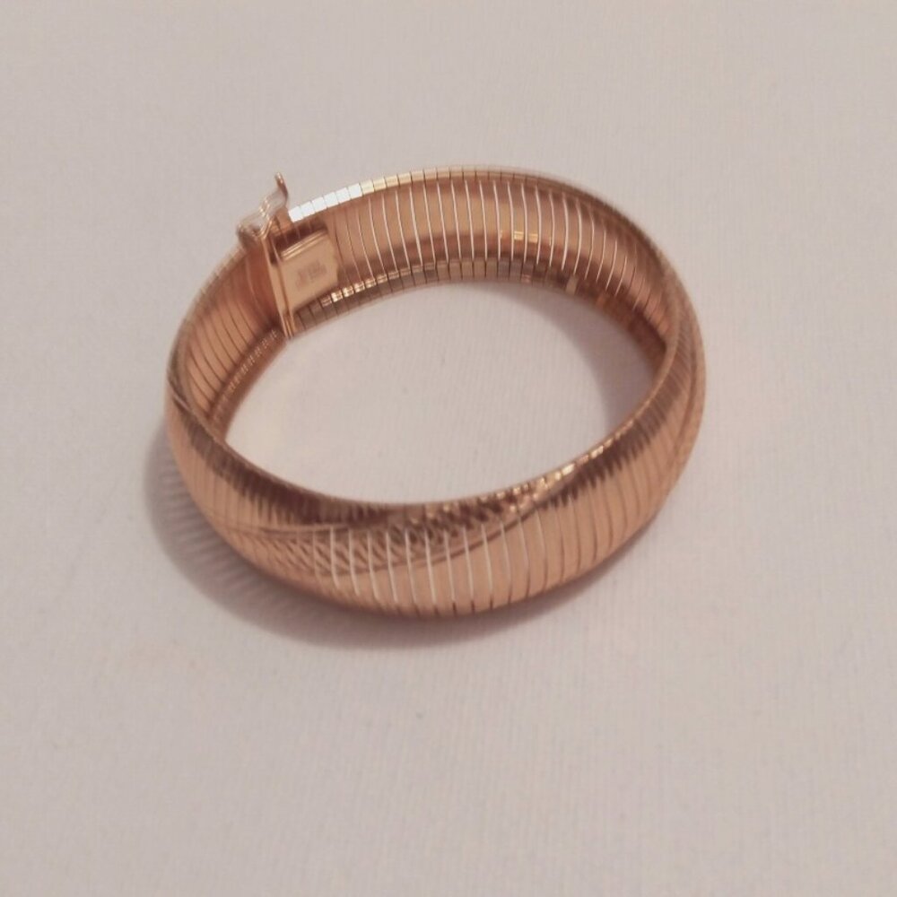Mia Fiore Dyadema 8” Gold Plated Bangle - Picture 2 of 8